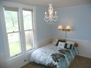 bedroom with victorian features