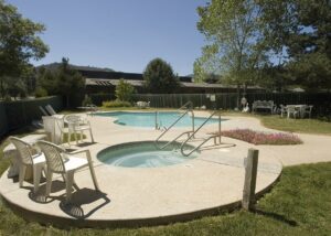 pool and hot tub