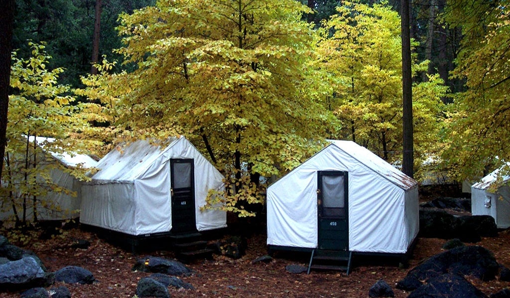 Yosemite lodging in nature