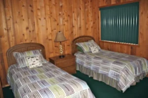 bedroom with two twin beds