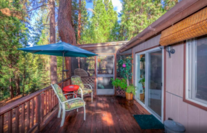 deck with outdoor seating and dining