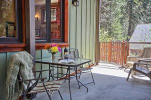 deck with outdoor seating