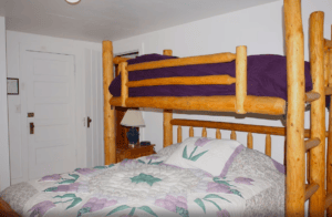 carved wood bunk bed twin and full bed