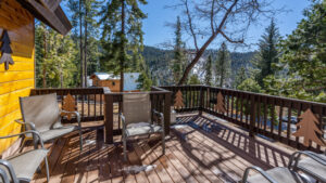 deck with outdoor seating