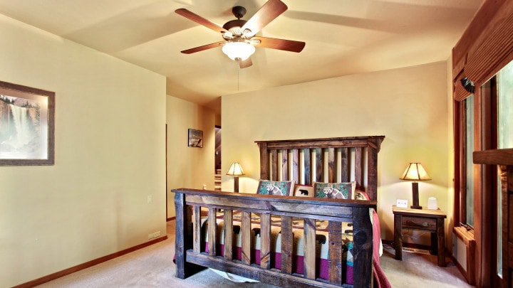 bedroom with king bed