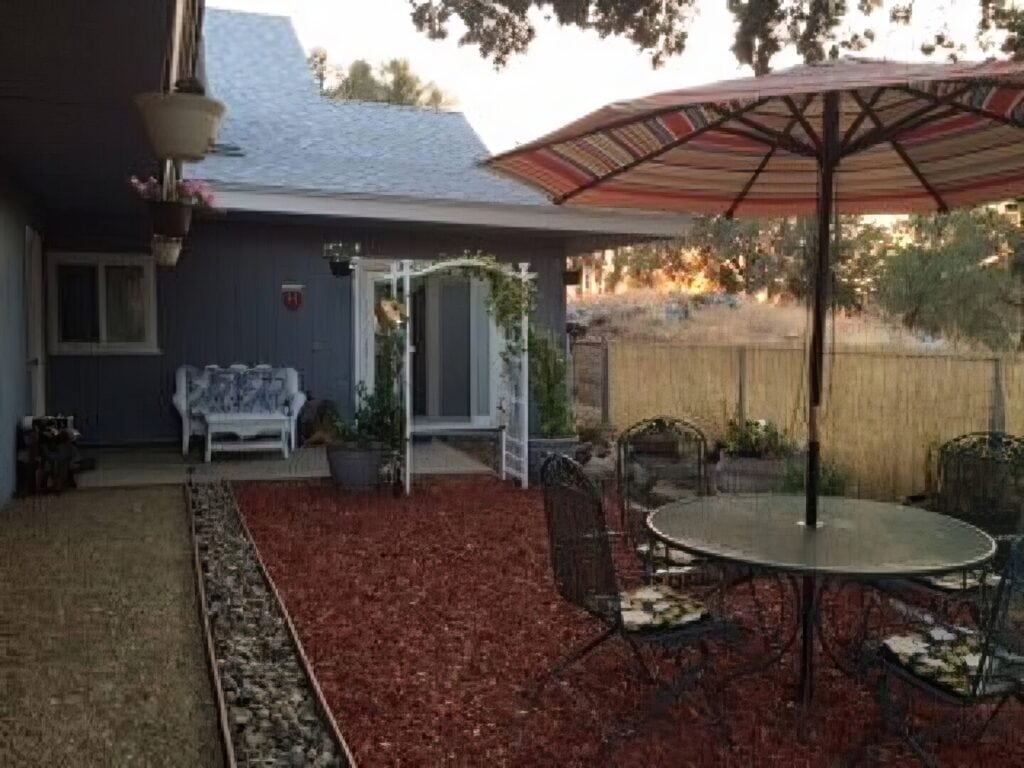 patio with outdoor seating