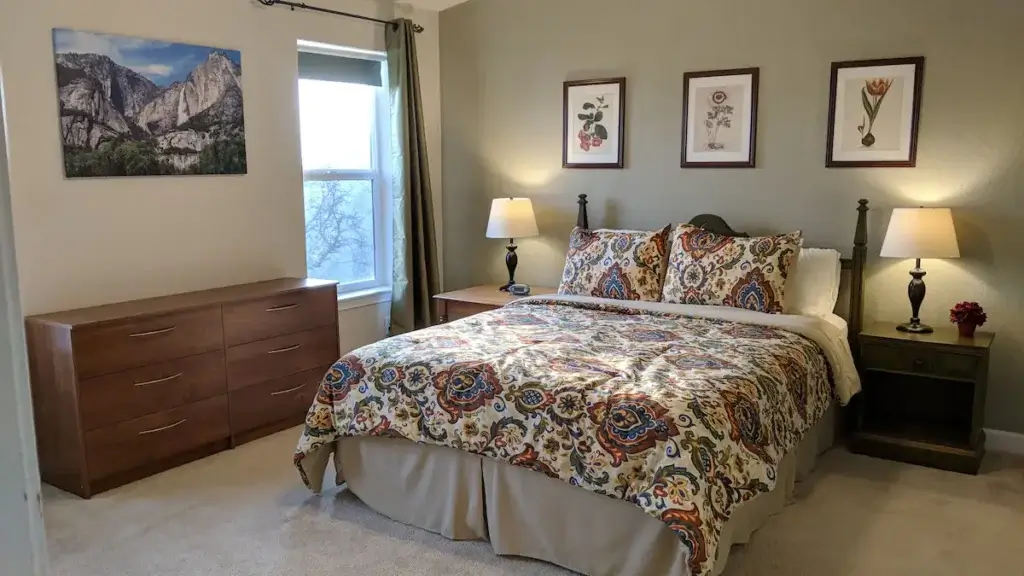 bedroom with bed