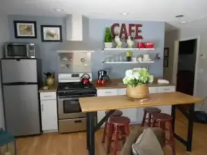 kitchen with island