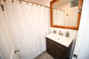 bathroom with shower tub