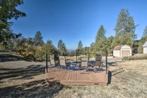 fire pit seating area