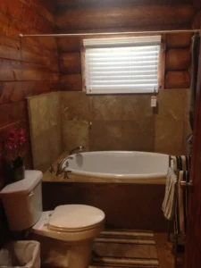bathroom with tub