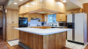 kitchen with island