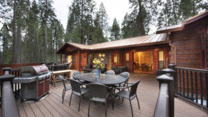 deck with outdoor seating