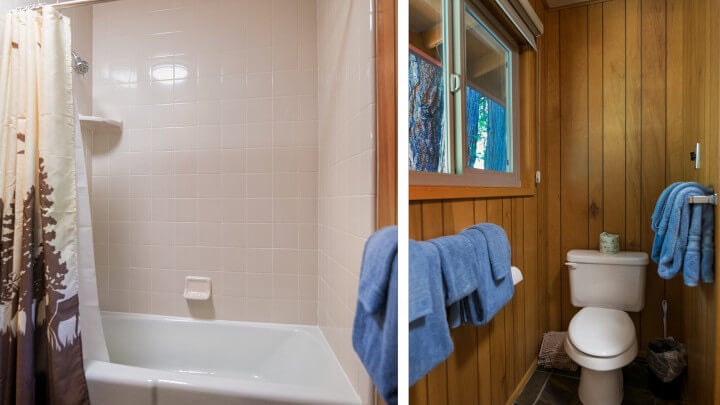 bathroom with bathtub and toilet