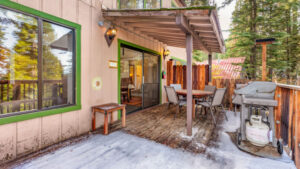 deck with outdoor seating