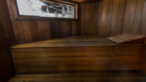 wood sauna
