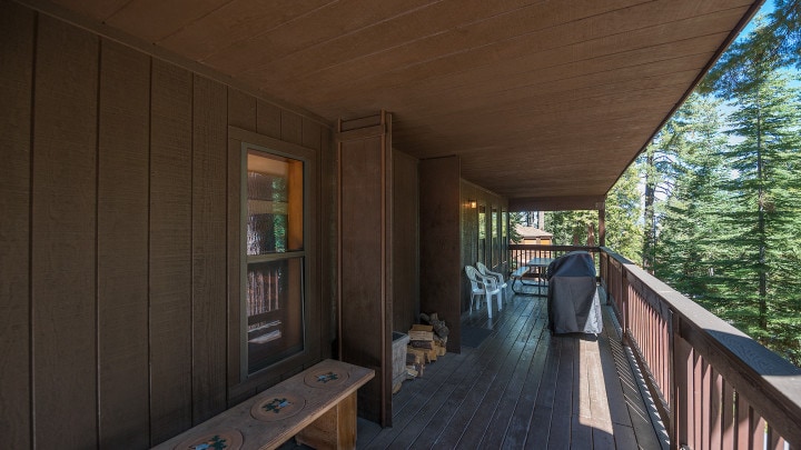 deck with outdoor seating