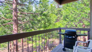 balcony with grill and seating