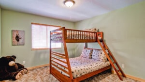 bunk bed with twin and full bed