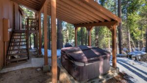 hot tub under covered deck