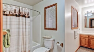 bathroom with shower tub