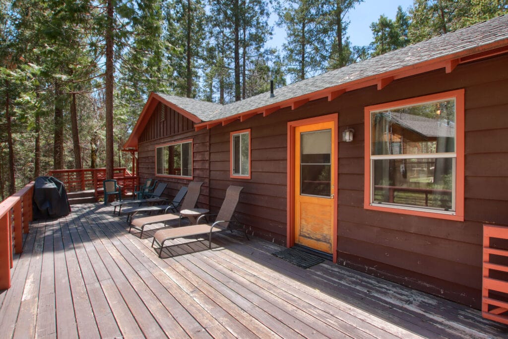 deck with outdoor seating