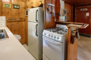 kitchen with white appliances