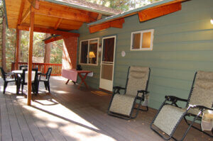 deck with outdoor seating