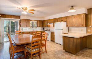 kitchen with dining table