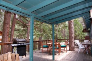 deck with covering and grill and outdoor seating