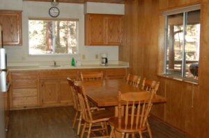 kitchen and dining table