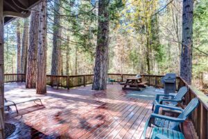 deck with outdoor seating and dining