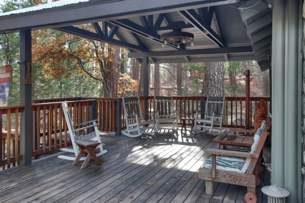 front porch with seating