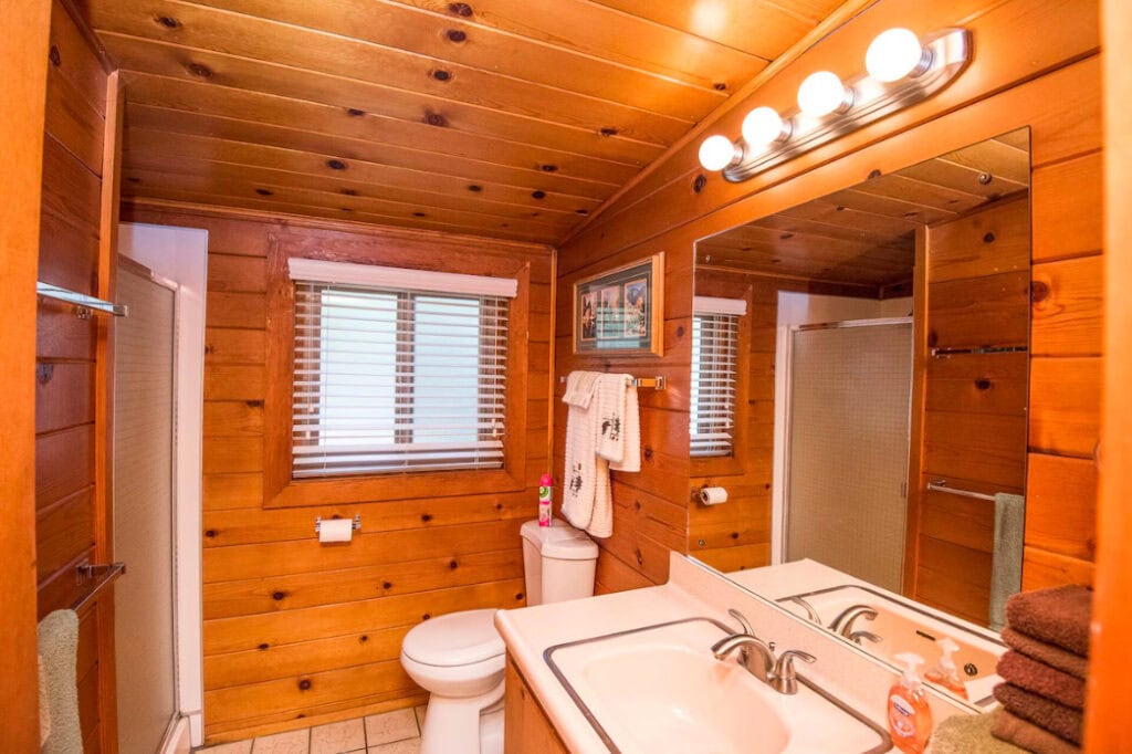 bathroom with shower