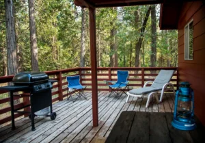 deck with outdoor seating