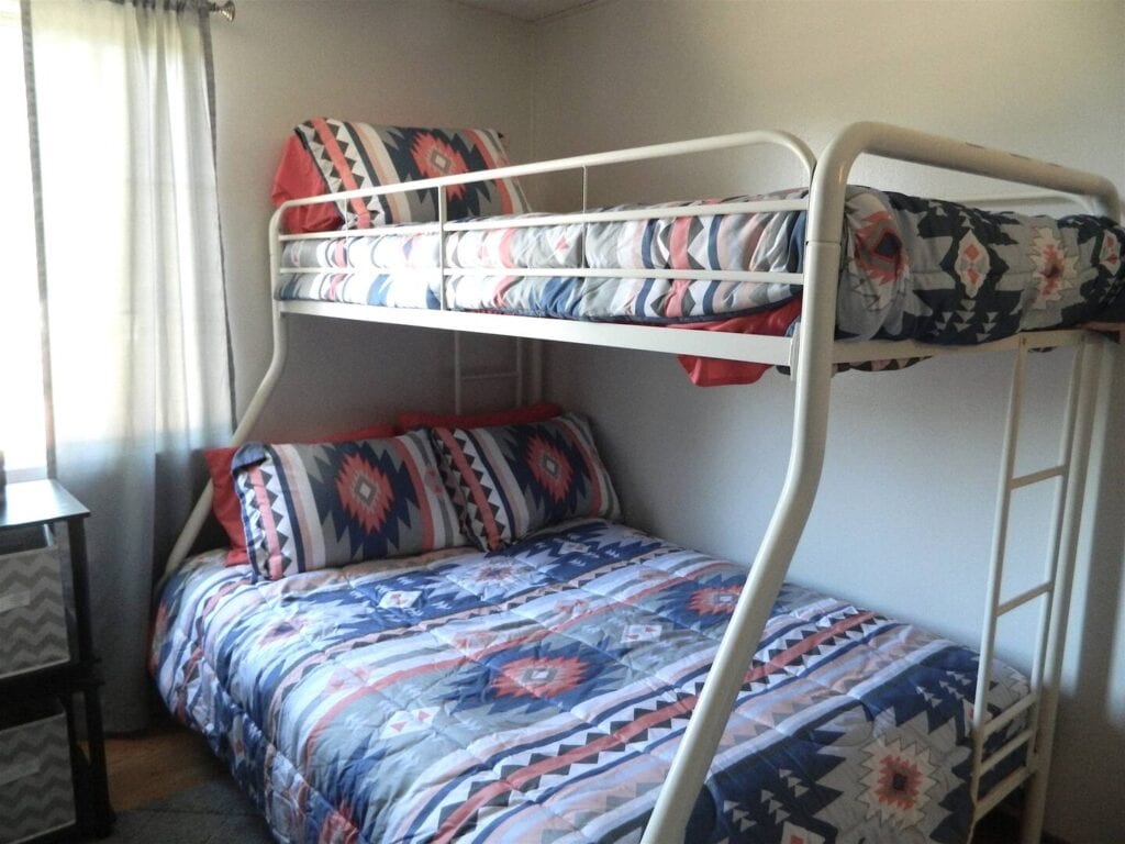 bedroom with bunk bed