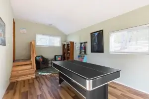 game room with games table