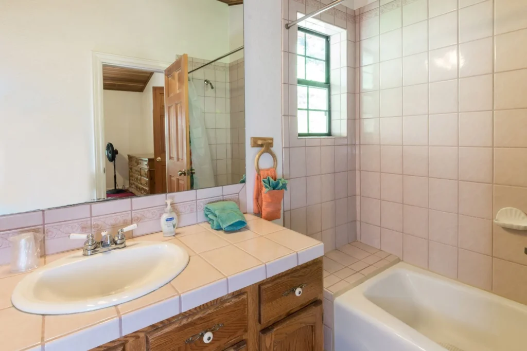 bathroom with tub