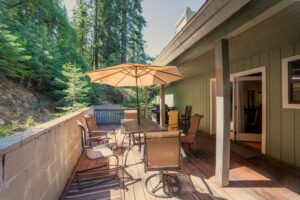 deck with outdoor seating