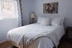 bedroom with queen bed