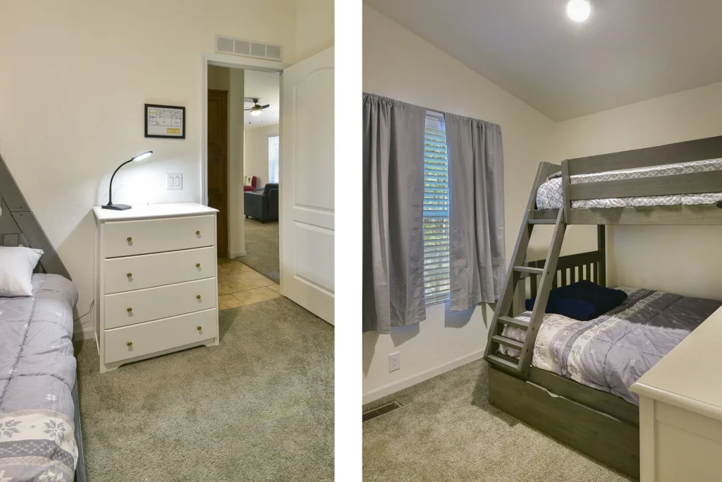 bedroom with bunk bed
