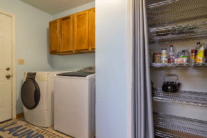 laundry area with pantry