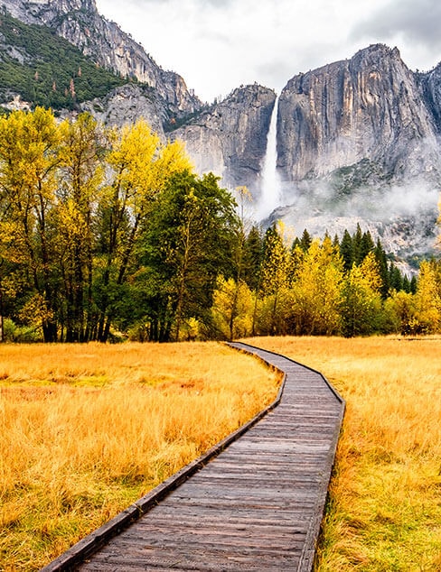 View of Yosemite Falls