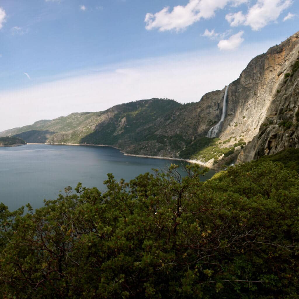 view of Hetch Hetchy reservoir