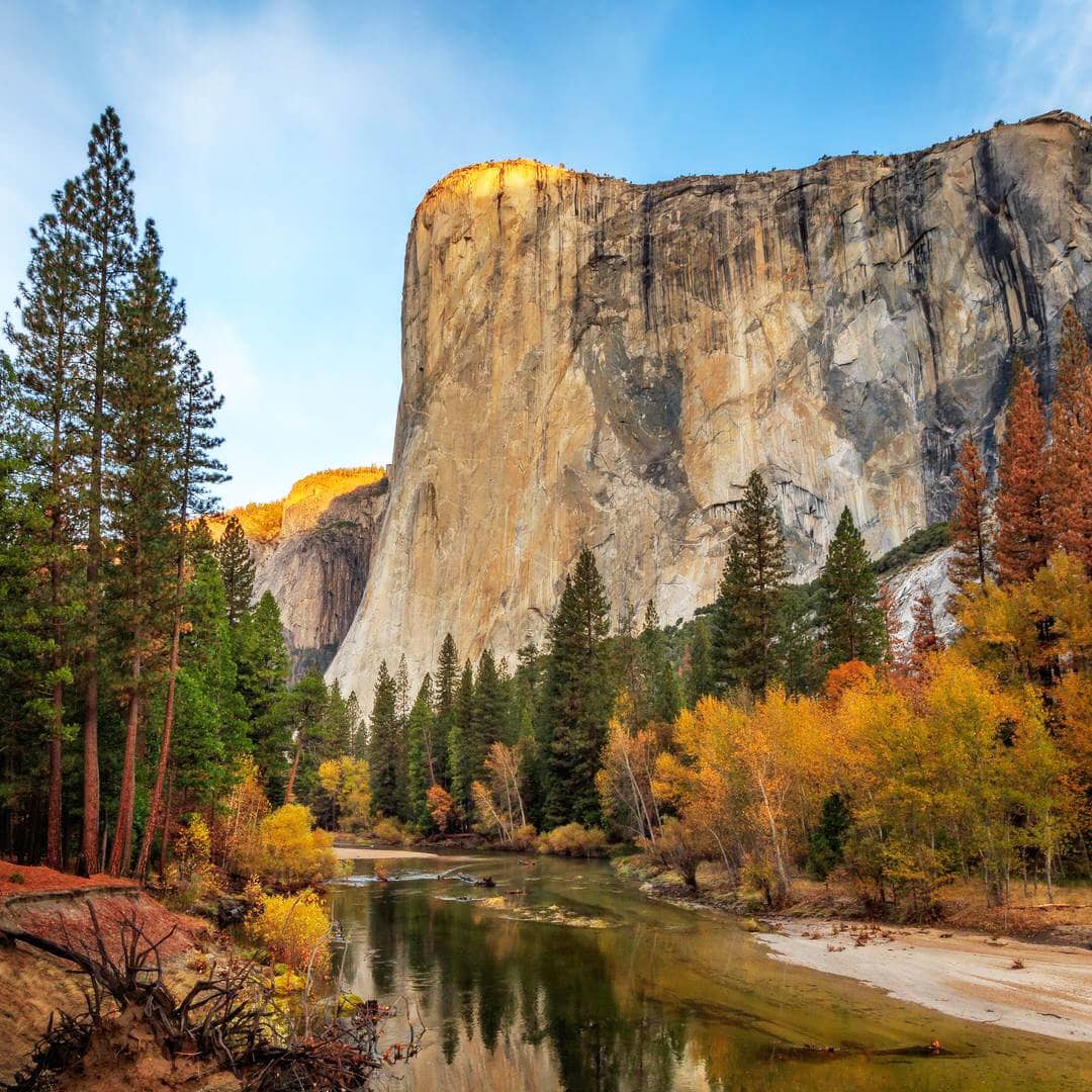 El Capitan with autumn color
