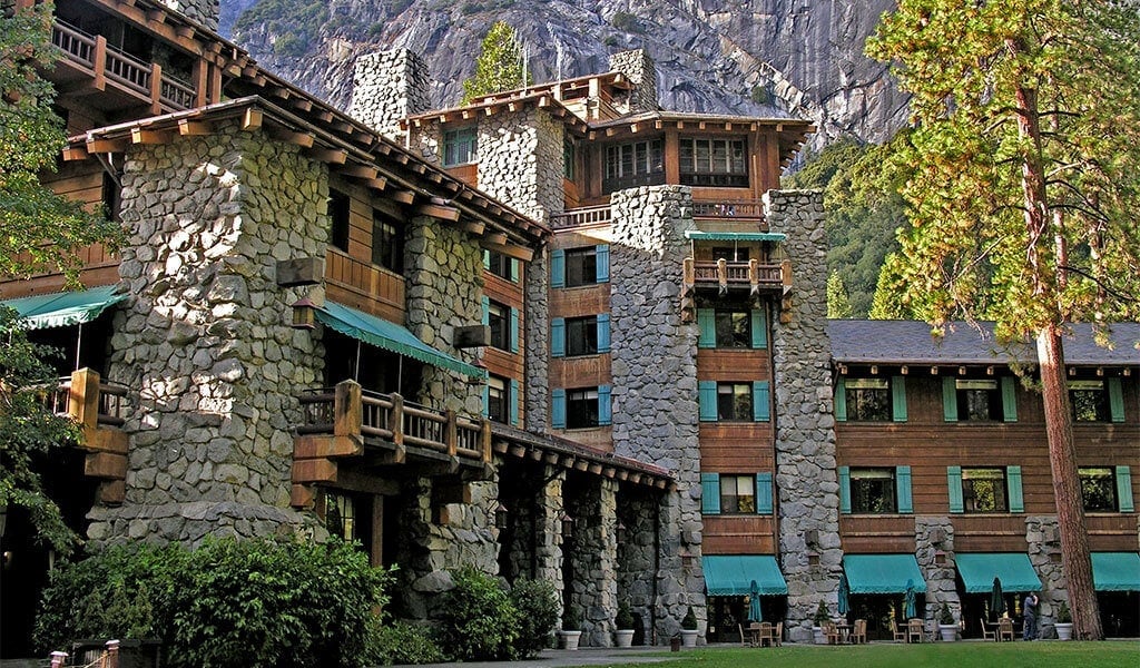 The Ahwahnee hotel in Yosemite
