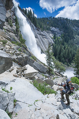 Nevada Falls in Spring