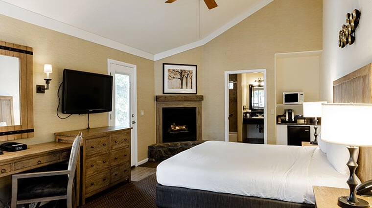 Cottage room interior at Tenaya at Yosemite