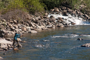 Fishing on the Merced River