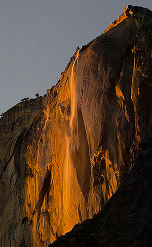 Horsetail firefall